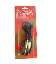 Hosa CSS-103MG 1/4in Balanced Gold Plated TRS Cable 3 feet - New, Free Shipping