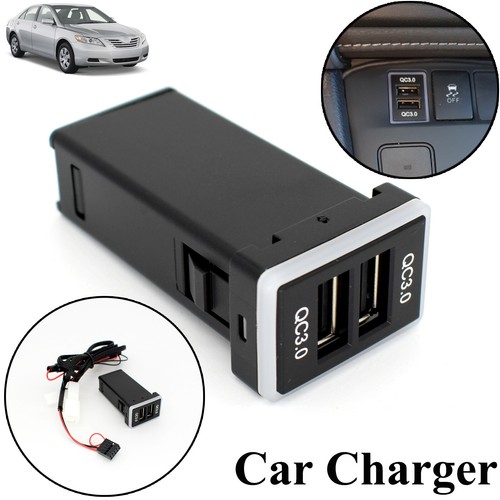 Quick Phone USB Car Charger QC3.0 Port 12V For Toyota Corolla CHR Fast Charging - Picture 1 of 10