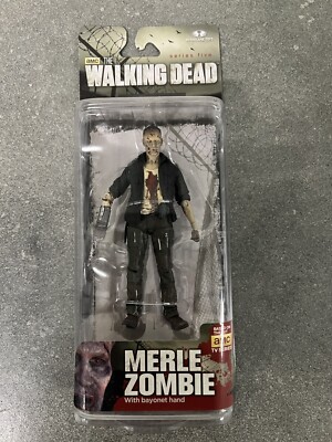 The Walking Dead Merle Zombie Bayonet Hand figure Twd amc tv Series 5 McFarlane