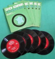 20 ORE FRANCESE N. 1/4 + 7 - CORSO DI LINGUA CON DISCHI MICROSOLCO 33½ - ZANASI