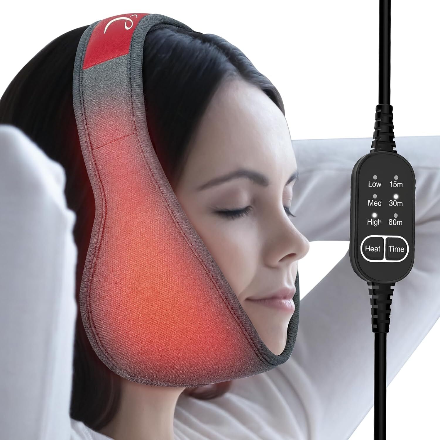 For Tmj Relief Heated Face Mask With 3 Heat And Time Setting