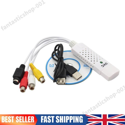 Converter Easycap Audio Video Adapter USB VHS to DVD Video Capture Win7/8