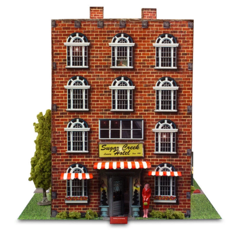 BK 4307 1:43 Scale Hotel Photo Real Scale Building Kit Innovative Hobby Supply - Image 4 of 4