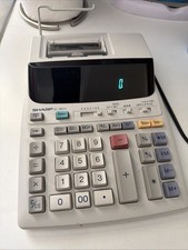 Sharp EL-1801V 12 Digit Electric Printing Calculator-