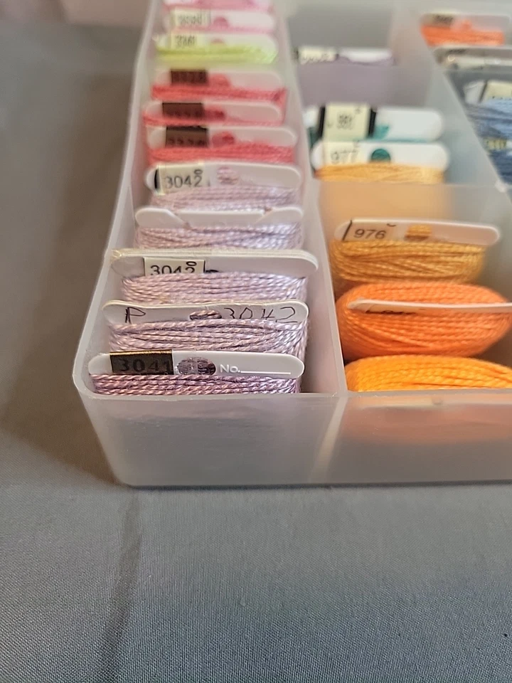Hilo de algodón perla DMC varios 57 colores mezclados Foto 2 de 4