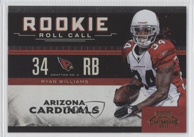 2011 Playoff Contenders Rookie Roll Call Gold 26/100 Ryan Williams #13 RC 0b0