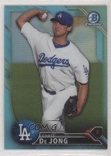 2016 Bowman Draft Chrome Top Prospects Sky Blue Refractor Chase De Jong s3g