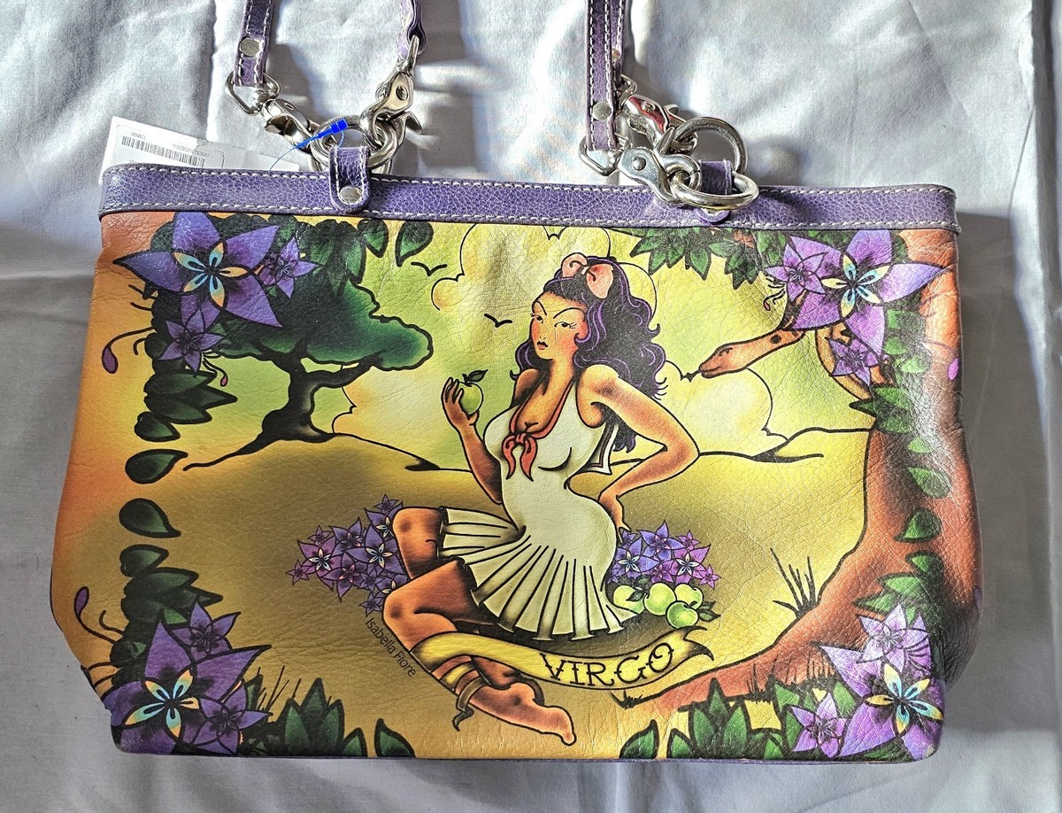 Vintage Isabella Fiore Y2K Women's Virgo Zodiac Theme Handbag