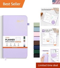 2026-2027 Pocket Weekly Planner for Purse 3.5" x 6" - 12 July 2026 - June 20...