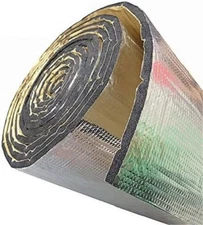 30 Ft Silver Self-Adhesive Reflective Foam Heat Wrap Shield Barrier Tape 4"