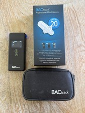 BAC Track Breathalyzer Alcohol Tester with mouthpieces