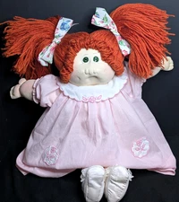 Vtg Original Xavier Roberts Soft Sculpture Little People Doll Redhead W/Freckles