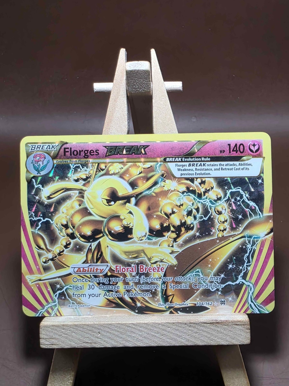 HP Pokemon Florges BREAK 104/162 Breakthrough Holo