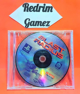 Blast Radius Disc Only Sony PS1 Video Games Sci-Fi Arcade Shooter