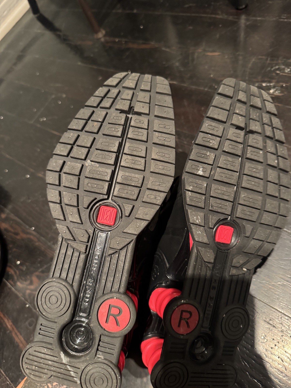 NWOB Women’s Nike Shox Martine Rose Size 7 (DQ2401-001) Black Sneakers