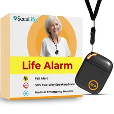 GPS Tracker for Elderly with Fall Detection – Medical Alert System for Senior...