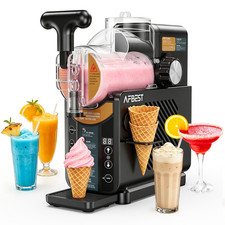 Slushie Machine for Home 2-In-1 Slushy Soft Serve Ice Cream Maker 68Oz Marga
