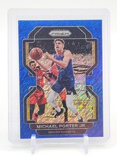 MICHAEL PORTER JR 2021-22 PANINI PRIZM BLUE SHIMMER /30 #164 NUGGETS B Q5194