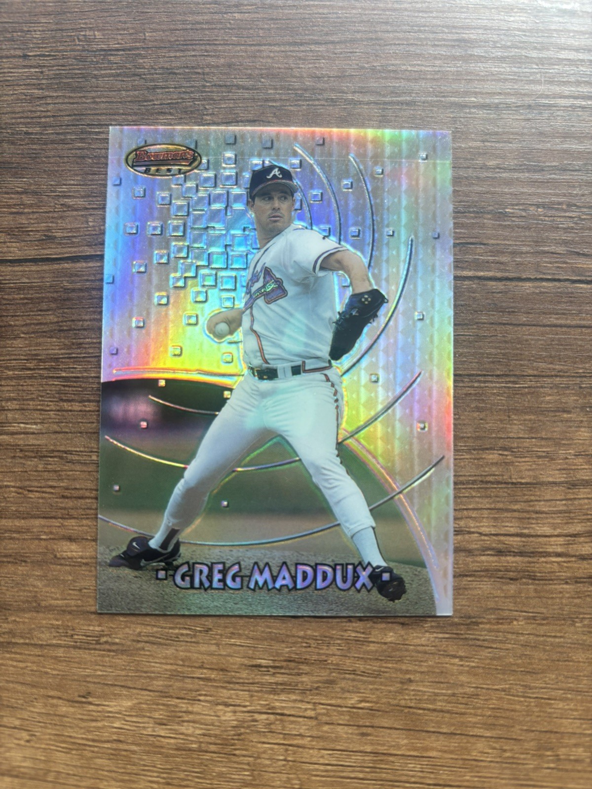 Greg Maddux 1997 Bowman's Best Refractor #40 Mint!