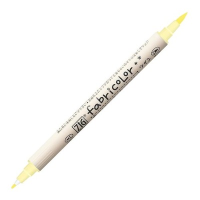 Kuretake Zig Fabricolor Twin Butter Stoff Marker, Tc-4000A-502 (6er Pack)
