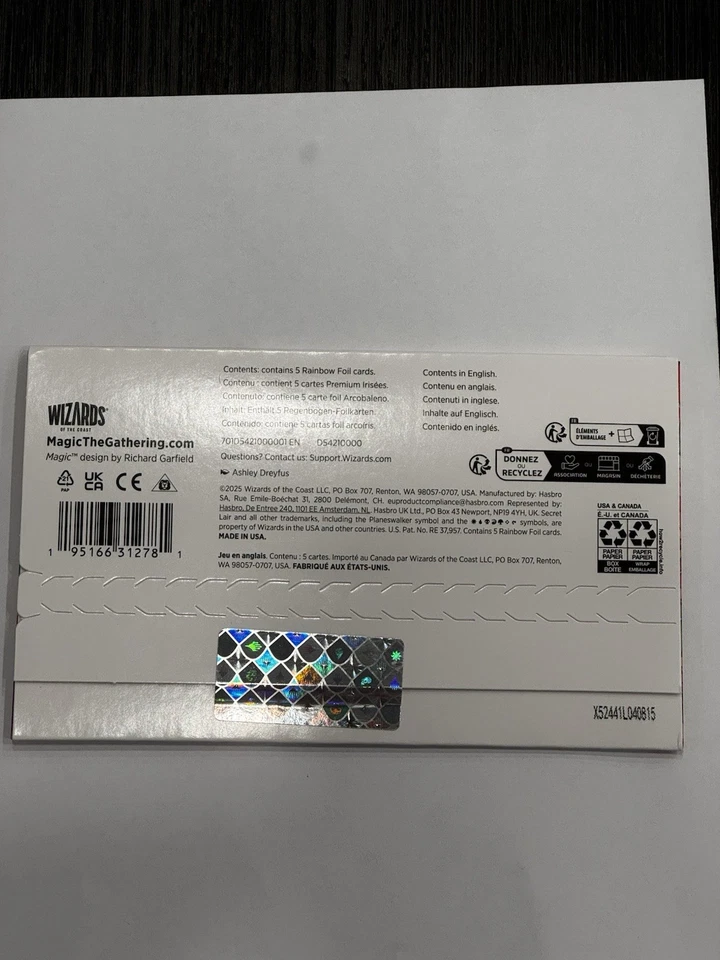 FOIL Flower Power Full Art Lands - Secret Lair Rainbow Foil Magic The Gathering - Image 2 of 2