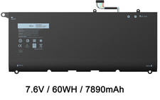 NEW 60Wh PW23Y Laptop Battery For Dell XPS 13 9360 D1605G 0RNP72 0TP1GT 0PW23Y