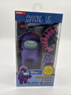 Among Us Series 2 Action Figure - Interchangeable Parts - Purple ~ Walmart - New