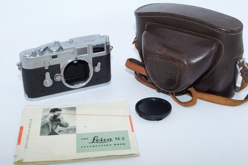 Leica M3 Single Stroke 35mm Film Rangefinder. Leica M lenses Case. CLA'd in 2025