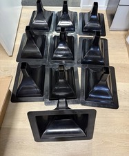 10x Caño descendente Trex RainEscape para sistema de drenaje de cubierta - NEGRO