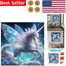 5D Diamond Painting Kits Adults Unicorn Full Round Gem Art Decor