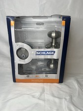 Schlage Security Set Keyed Entry Georgian Knob w/Deadbolt FB50 V GEO 619 Nickel