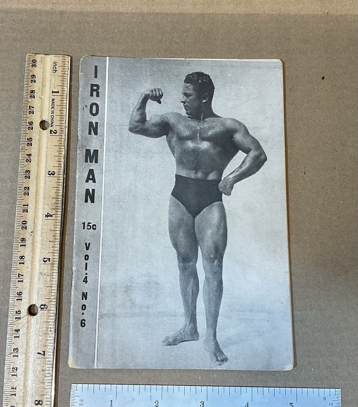 Vintage Iron Man Magazine Bodybuilding Physical Physique Vol.4 No.6