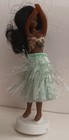 Vintage Auto Car Dashboard Hula Hawaiian Girl: Swivel Head, Cloth Top, Long Hair — photo 6
