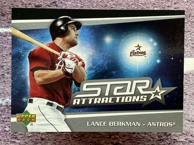 2006 Upper Deck Star Attractions Lance Berkman #SA-LB Houston Astros