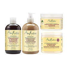 Shea Moisture (pack of 4) JBCO Shampoo & Conditioner 384ml + Leave-In & Smoothie