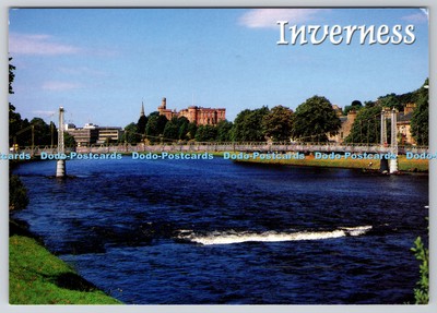 D319456 Inverness. Schloss vom Fluss Ness aus gesehen. John Hinde. Dennis Hardle