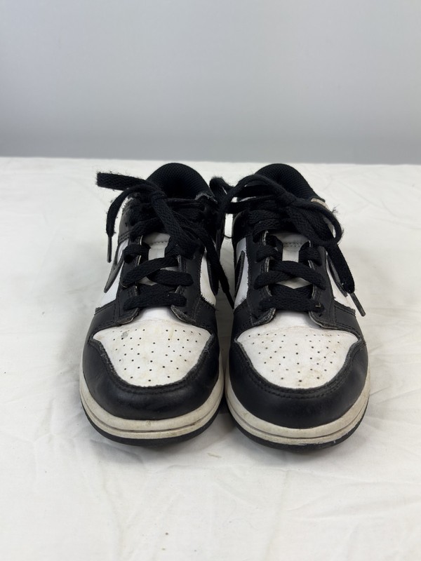 Nike Dunk Low PS Panda Black White Kids Youth Size 1Y Sneakers CW1588-100 Classi