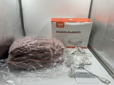 Heated Blanket Electric King 100  x90  Soft Thick Bubble Electric Blanket
