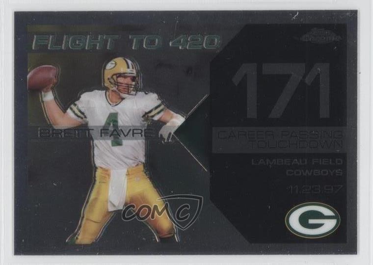 2007 Topps Chrome Collection Flight to 420 Brett Favre #BFC-BF171 HOF 0a7