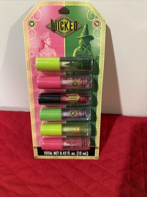 Wicked Movie 8 Pack Flavored  Lip balm Set assorted flavors new
