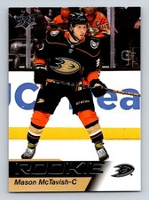 #23 Mason McTavish 2021-22 Upper Deck Star Rookie RC Ducks
