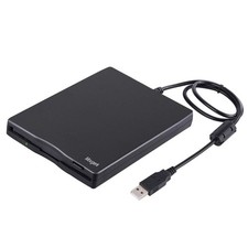 3.5" External Floppy Diskette USB Drive - 1.44 MB FDD Portable Plug and Play ...
