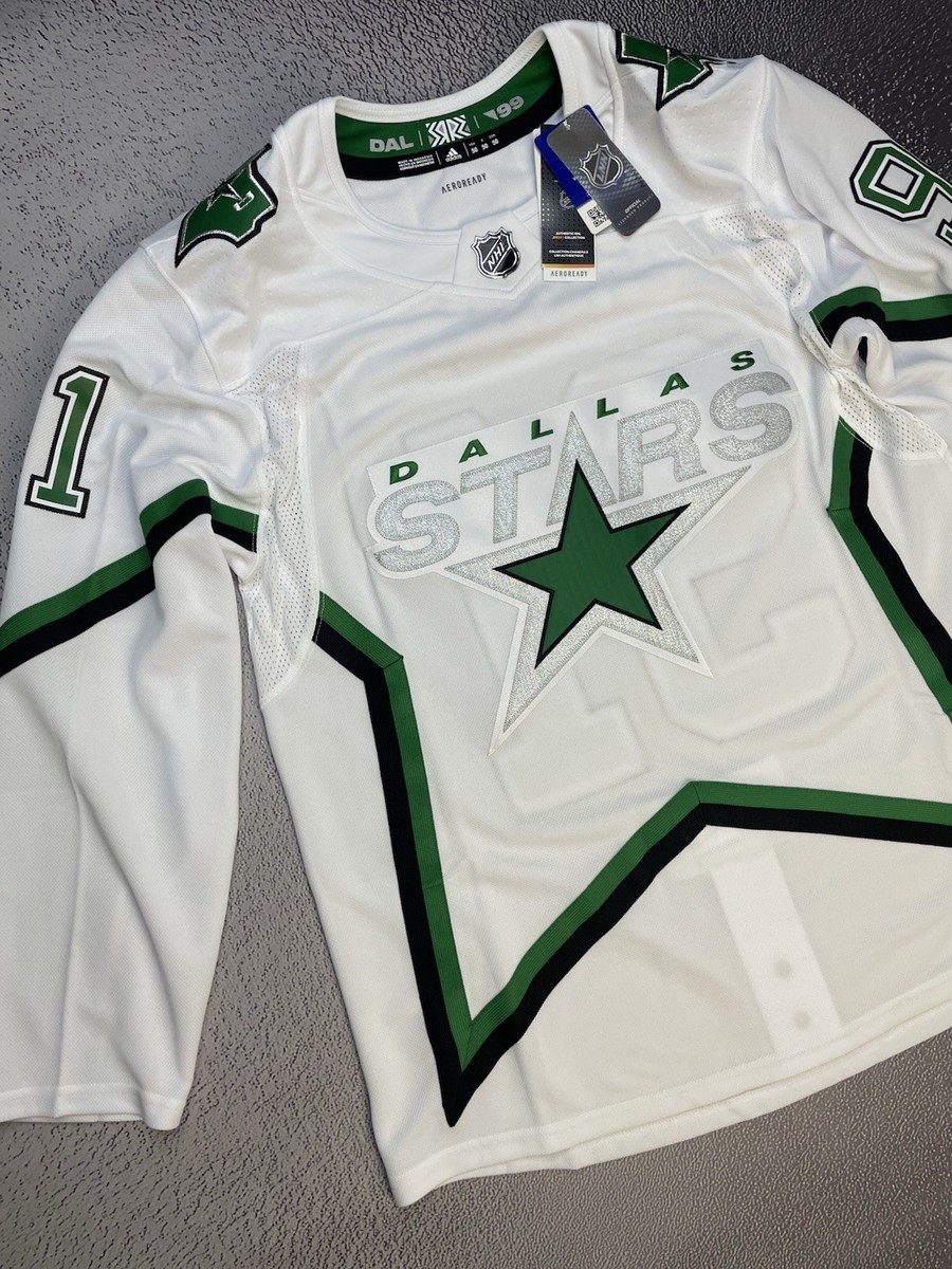 New Authentic NHL Adidas Dallas Stars White Jersey Size 60 Tyler