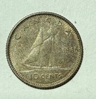 Canada 1919 1952 1965 1968 4 Different 10 cents  .800 & .500 Silver — photo 6