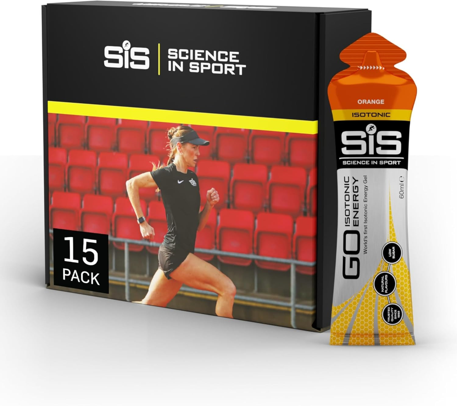 SiS GO Isotonic Energy Gel Orange 15x60ml | Performance Endurance