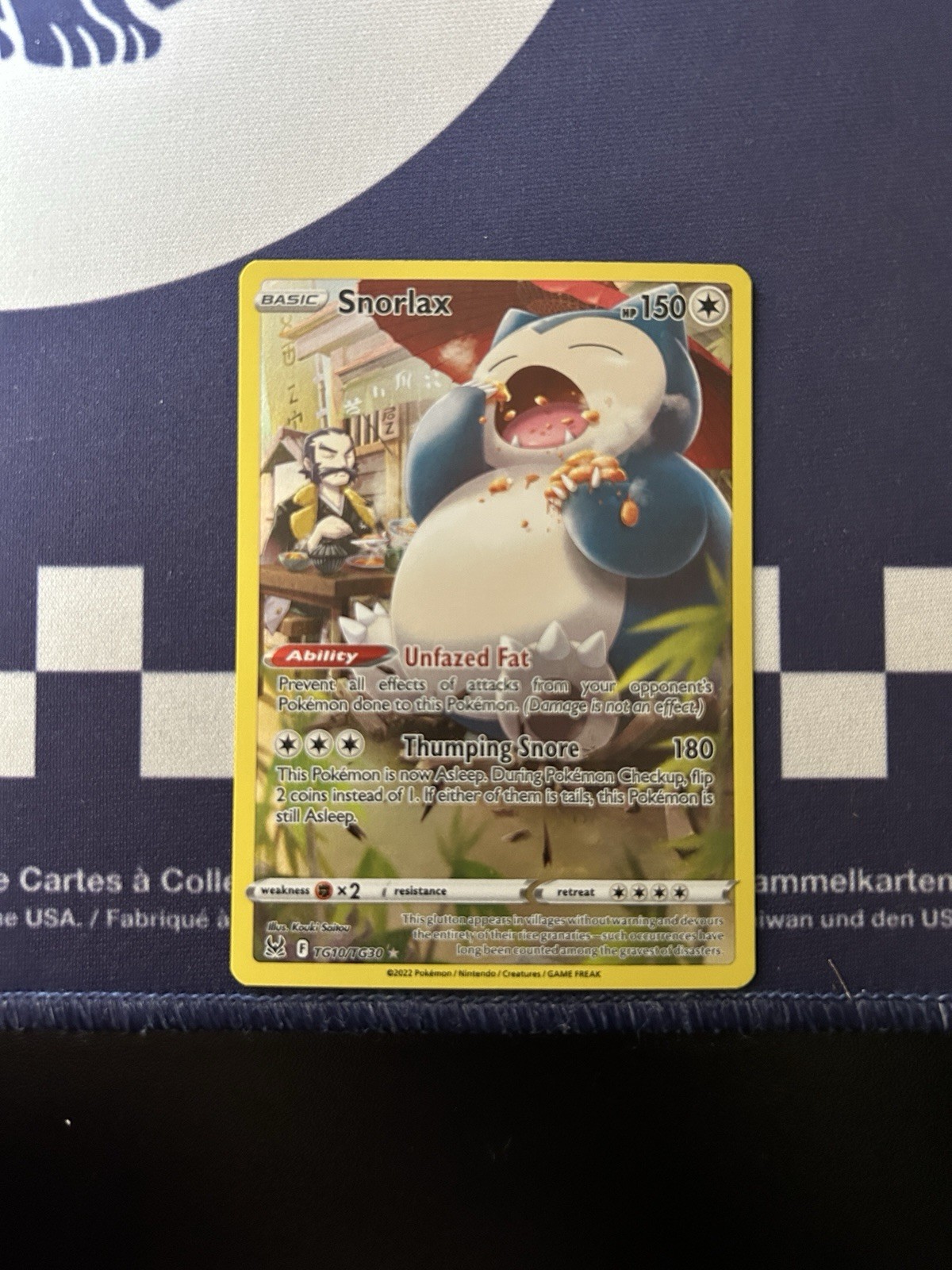 pokemon trading card game lost origin ultra rare snorlax tg10 - TG10/TG30 - - Trainer Gallery cementing its place as a must Pokmon Snorlax Lost Origin TG10/TG30,