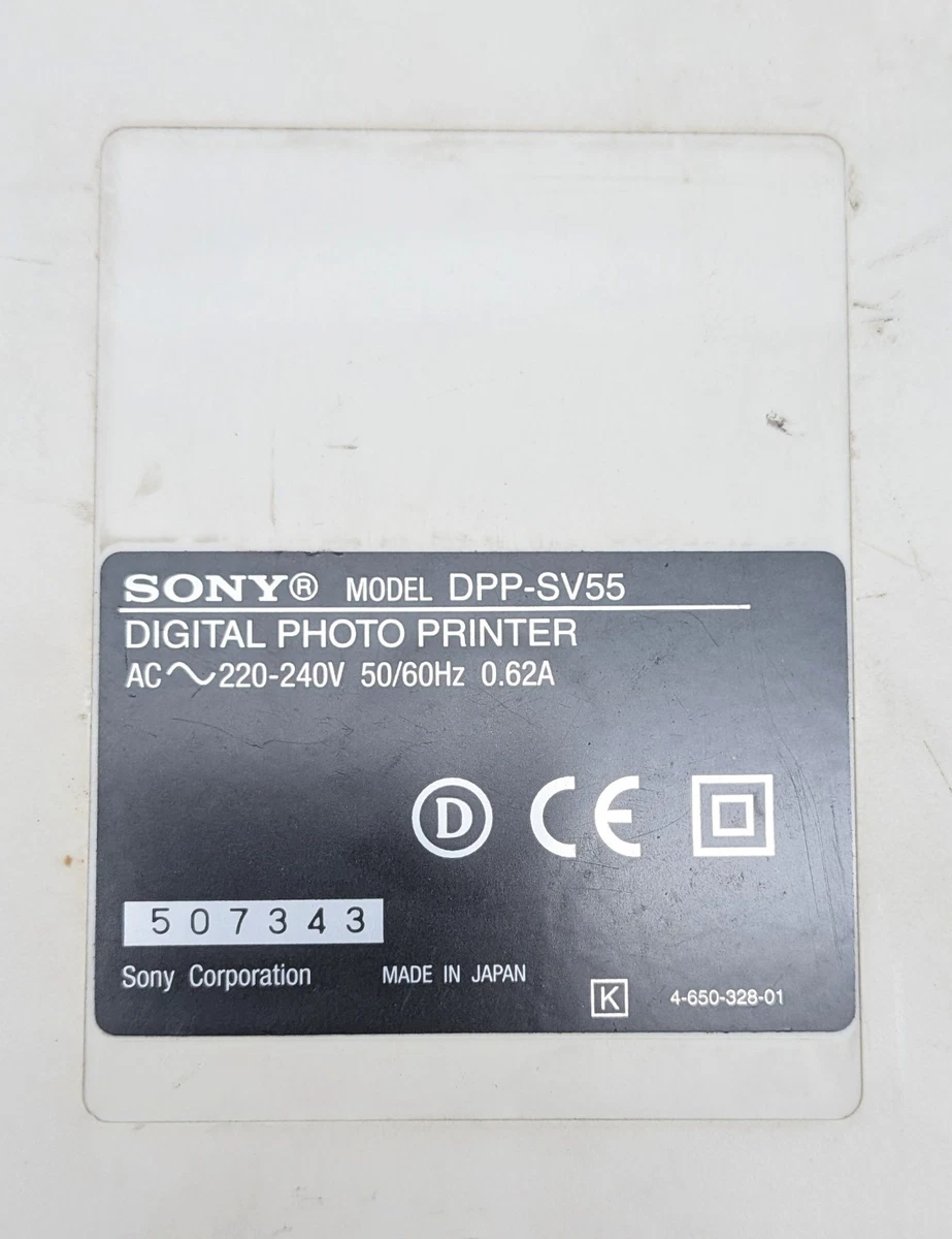 SONY DPP SV55 impresora de fotografía digital / impresora de fotos digital-