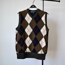 AD2007 Comme des Garcons Homme wool docking knit vest, made in Japan, size M
