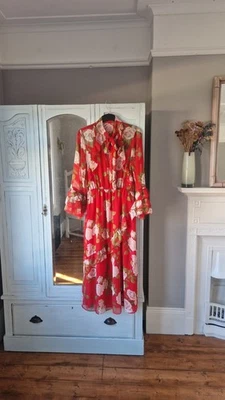 Boho open back dress Zara Size 8 - Image 1 of 4