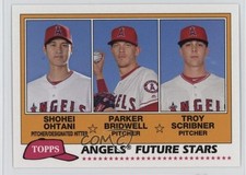 2018 Archives 1981 Topps Design Future Stars Shohei Ohtani Parker Bridwell v9t